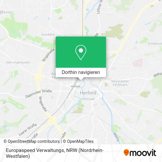 Europaspeed Verwaltungs Karte