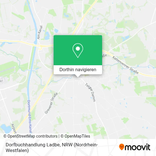 Dorfbuchhandlung Ladbe Karte