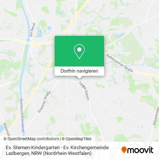 Ev. Sternen-Kindergarten - Ev. Kirchengemeinde Ladbergen Karte