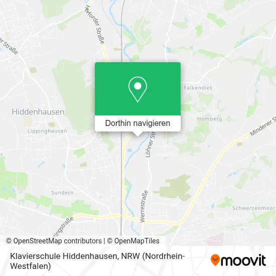 Klavierschule Hiddenhausen Karte