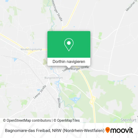 Bagnomare-das Freibad Karte