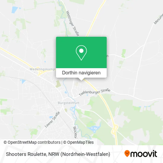 Shooters Roulette Karte