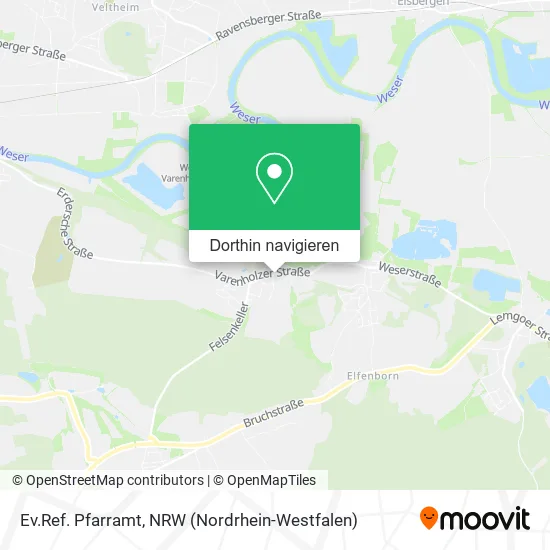 Ev.Ref. Pfarramt Karte