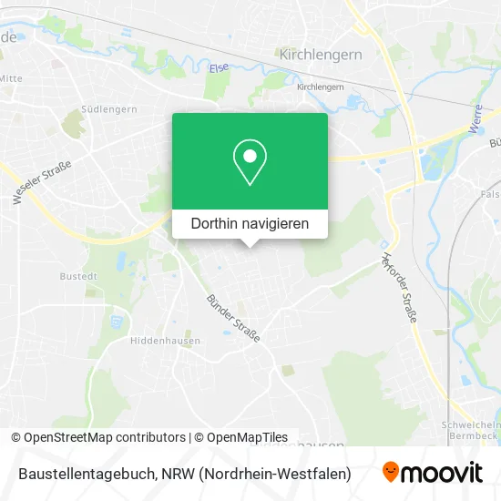 Baustellentagebuch Karte