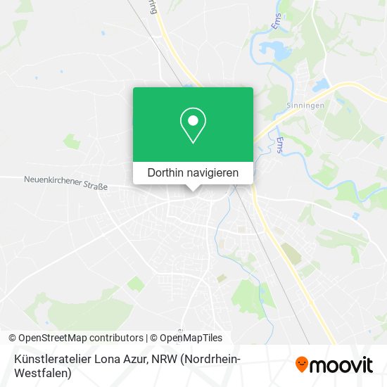 Künstleratelier Lona Azur Karte