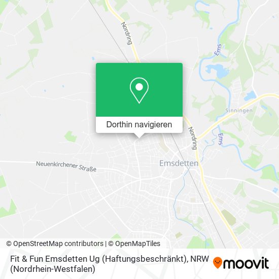 Fit & Fun Emsdetten Ug (Haftungsbeschränkt) Karte