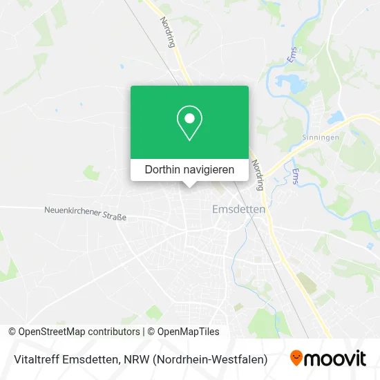 Vitaltreff Emsdetten Karte