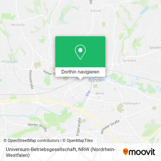 Universum-Betriebsgesellschaft Karte