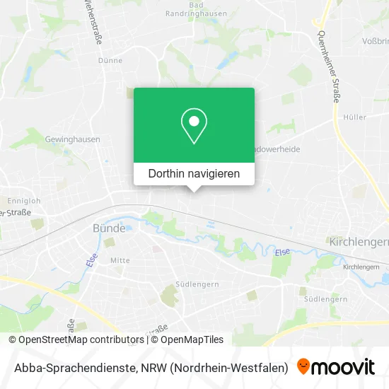 Abba-Sprachendienste Karte