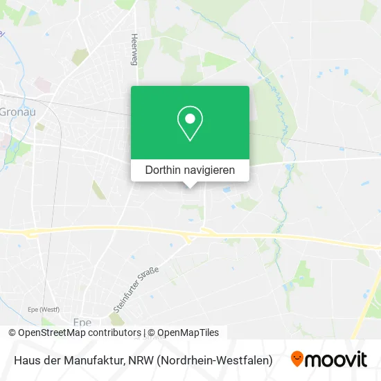 Haus der Manufaktur Karte