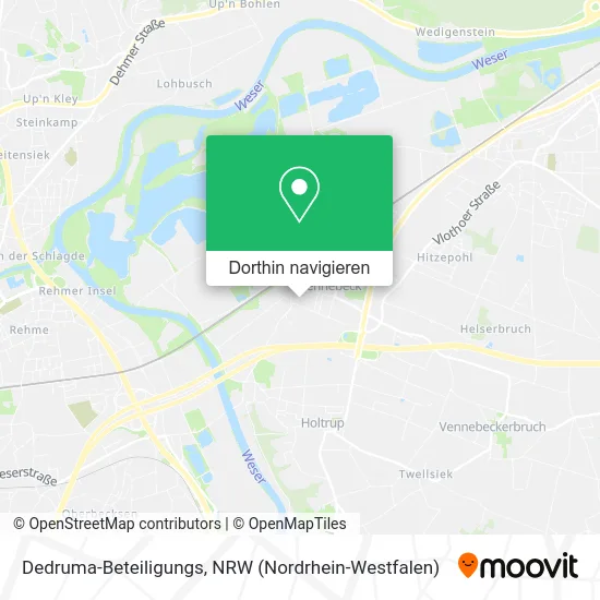 Dedruma-Beteiligungs Karte