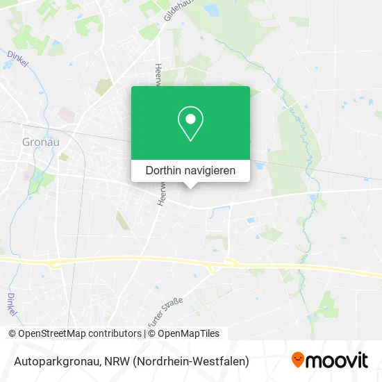 Autoparkgronau Karte