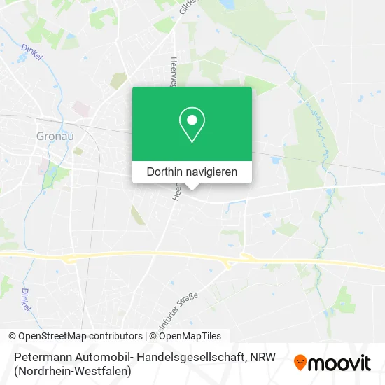 Petermann Automobil- Handelsgesellschaft Karte