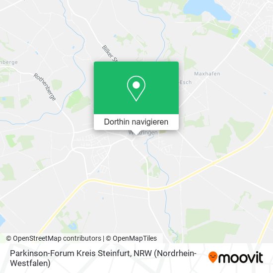 Parkinson-Forum Kreis Steinfurt Karte