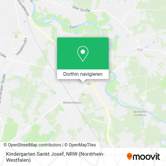 Kindergarten Sankt Josef Karte