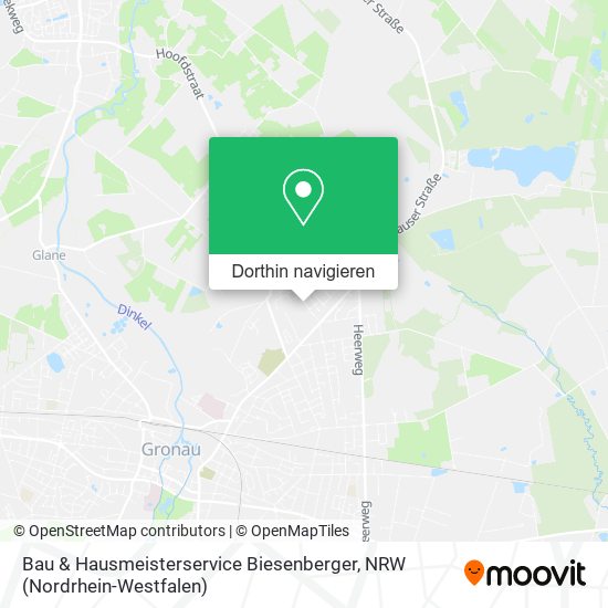 Bau & Hausmeisterservice Biesenberger Karte