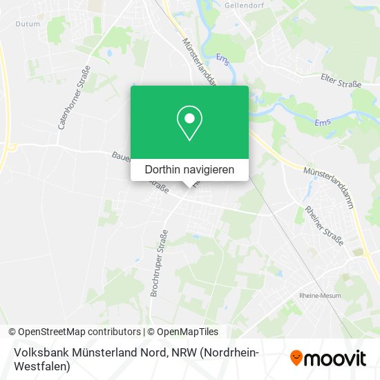Volksbank Münsterland Nord Karte