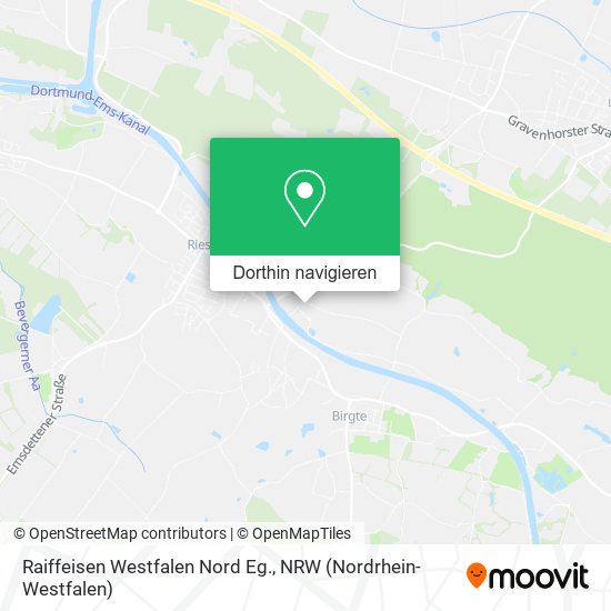 Raiffeisen Westfalen Nord Eg. Karte