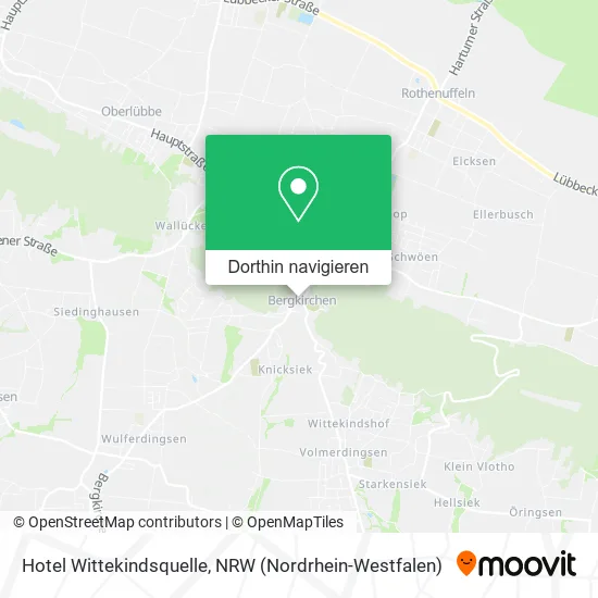 Hotel Wittekindsquelle Karte
