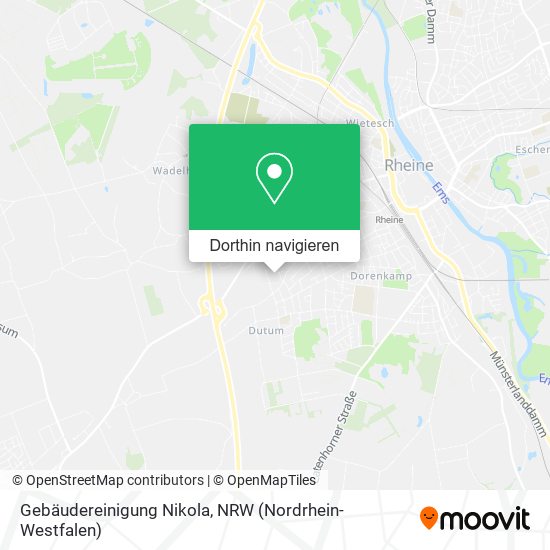Gebäudereinigung Nikola Karte