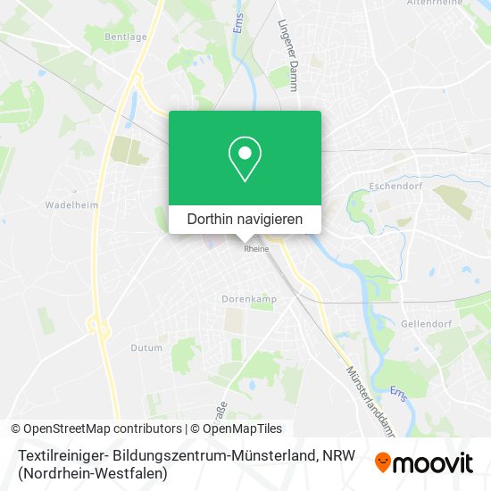 Textilreiniger- Bildungszentrum-Münsterland Karte