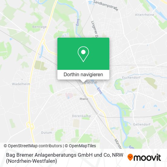 Bag Bremer Anlagenberatungs GmbH und Co Karte