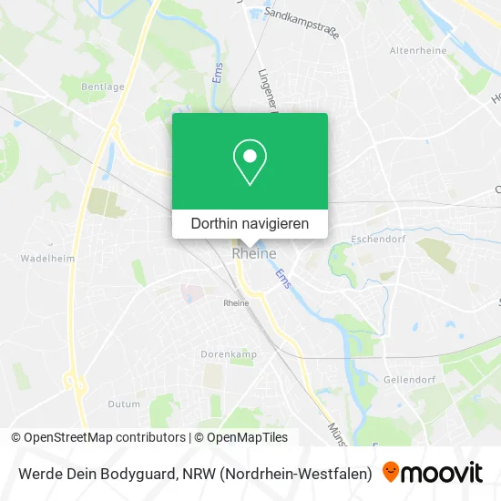 Werde Dein Bodyguard Karte