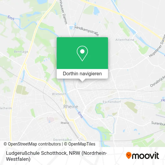 Ludgerußchule Schotthock Karte