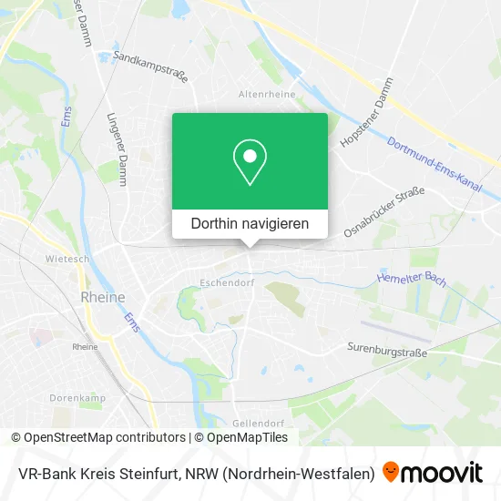 VR-Bank Kreis Steinfurt Karte