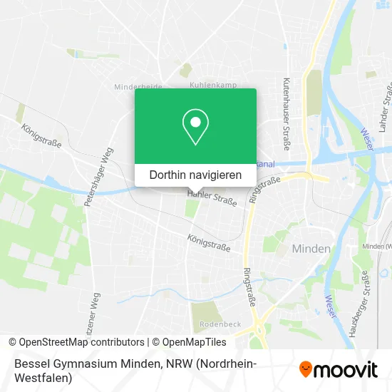 Bessel Gymnasium Minden Karte