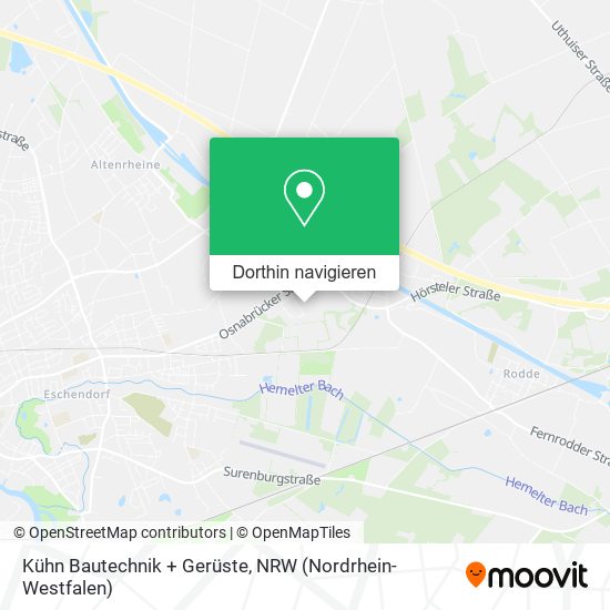 Kühn Bautechnik + Gerüste Karte