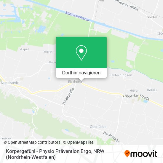 Körpergefühl - Physio Prävention Ergo Karte
