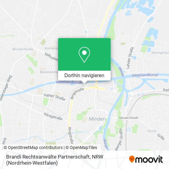 Brandi Rechtsanwälte Partnerschaft Karte