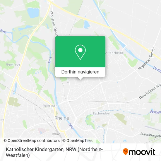 Katholischer Kindergarten Karte