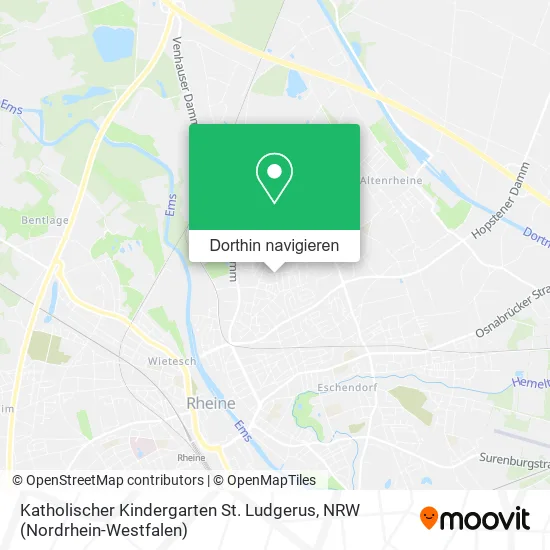 Katholischer Kindergarten St. Ludgerus Karte