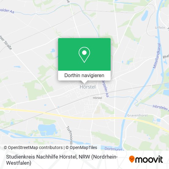 Studienkreis Nachhilfe Hörstel Karte