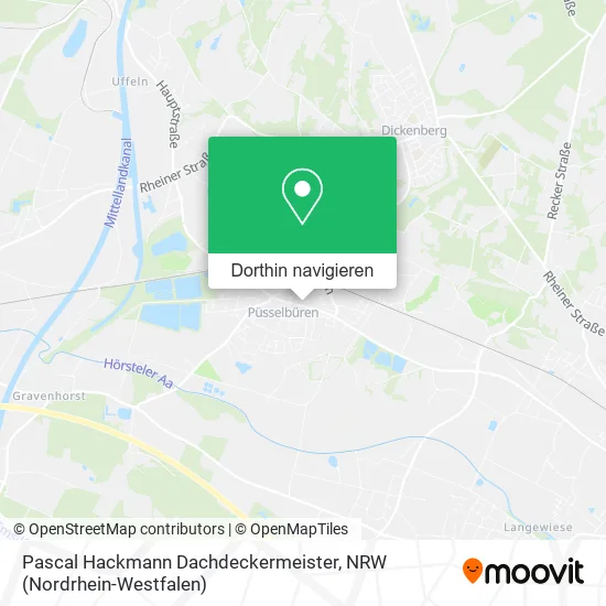 Pascal Hackmann Dachdeckermeister Karte