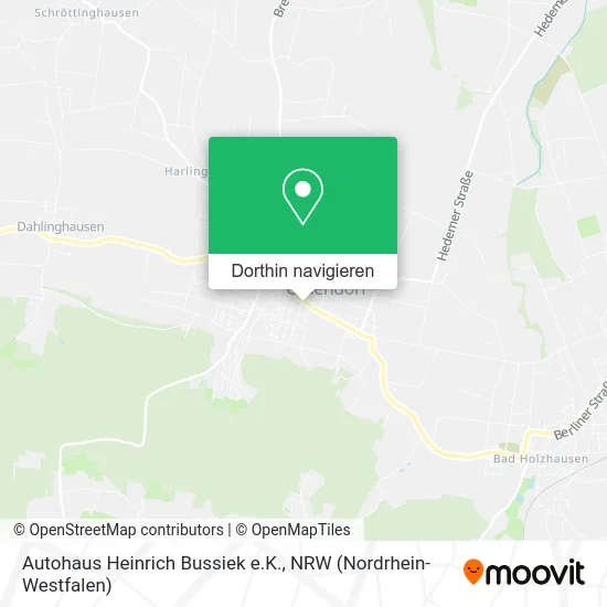 Autohaus Heinrich Bussiek e.K. Karte