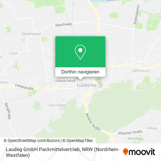 Laudeg GmbH Packmittelvertrieb Karte