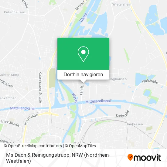 Ms Dach & Reinigungstrupp Karte