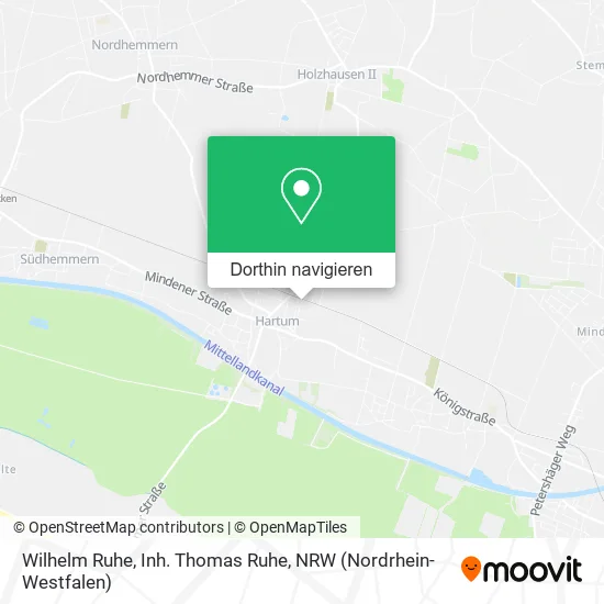 Wilhelm Ruhe, Inh. Thomas Ruhe Karte