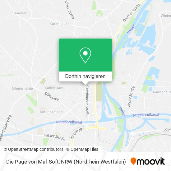 Die Page von Maf-Soft Karte