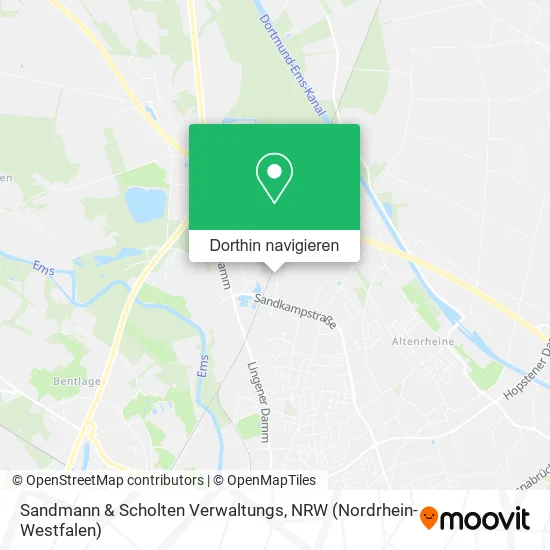 Sandmann & Scholten Verwaltungs Karte