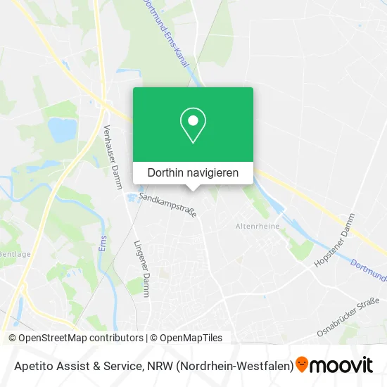 Apetito Assist & Service Karte