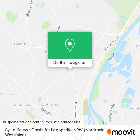 Sylke Kolewa Praxis für Logopädie Karte