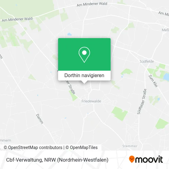 Cbf-Verwaltung Karte