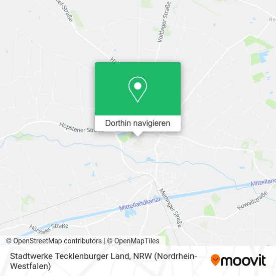 Stadtwerke Tecklenburger Land Karte