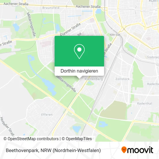 Beethovenpark Karte