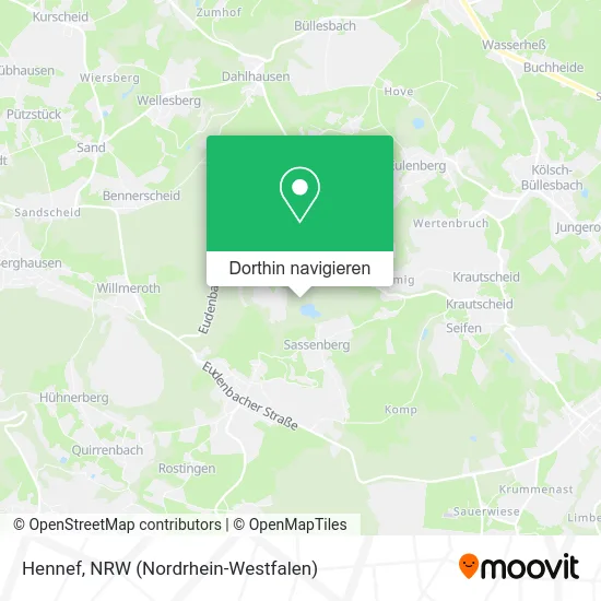 Hennef Karte