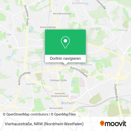 Vierhausstraße Karte